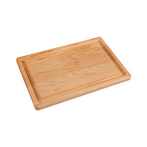 Utility/Cutting Board (With Grooves), Wood, 8 X 12"