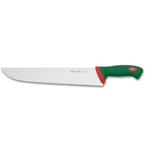 Couteau De Chef En Acier Inoxydable, Incurvé, Antidérapant, 33 CM