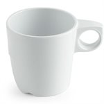 Melamine Coffee Cup, 10oz, White