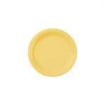 PLATE ROUND 10" YELLOW MELAMINE