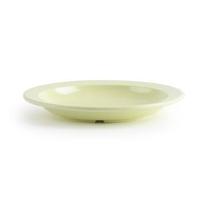 Melamine Soup Plate 9" Yellow