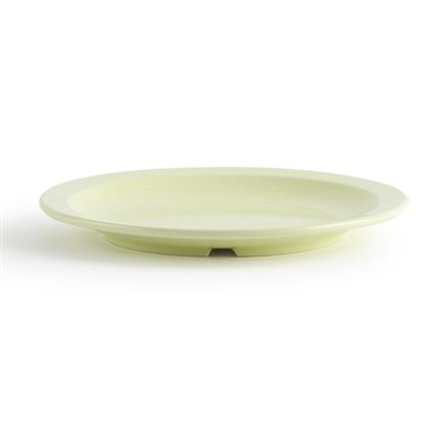 Assiette Ronde en Mélamine, 20.3cm, Jaune