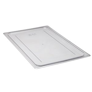 Cambro Camwear 10CWC135 Clear, Polycarbonate, Flat Lid (Full Size)