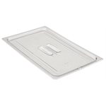 Cambro Camwear 10CWCH135 Clear, Polycarbonate, Flat Lid (Full Size)