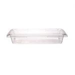 Cambro 12183CW135 Food Storage Box - 12" x 18" x 3 1/2", Clear