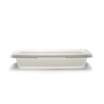 Cambro 12183P148 Food Storage Box - 12" x 18" x 3 1/2", White