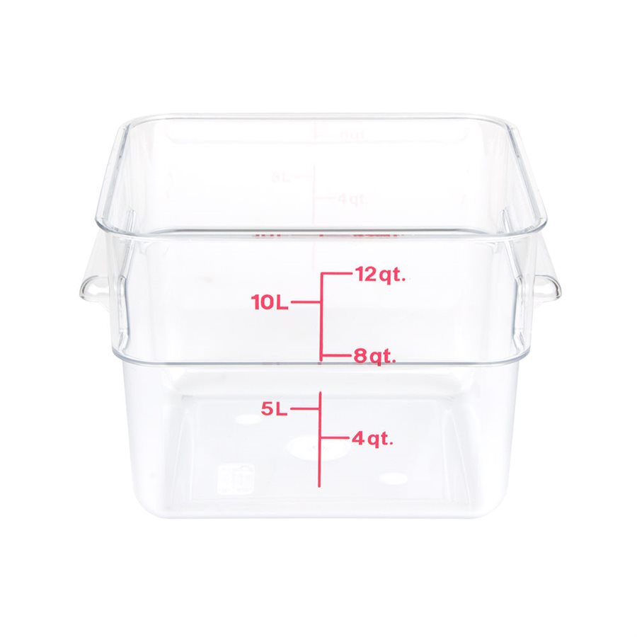 Cambro 12SFSCW135 12 Qt. Food Storage Container - Clear