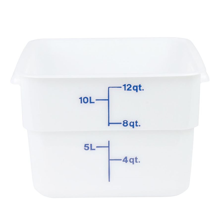 Cambro 12SFSP148 12 Qt. Food Storage Container - White