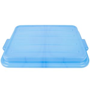 Storage Lid, "Snap On", Rectangular, Blue, For 7" Containers