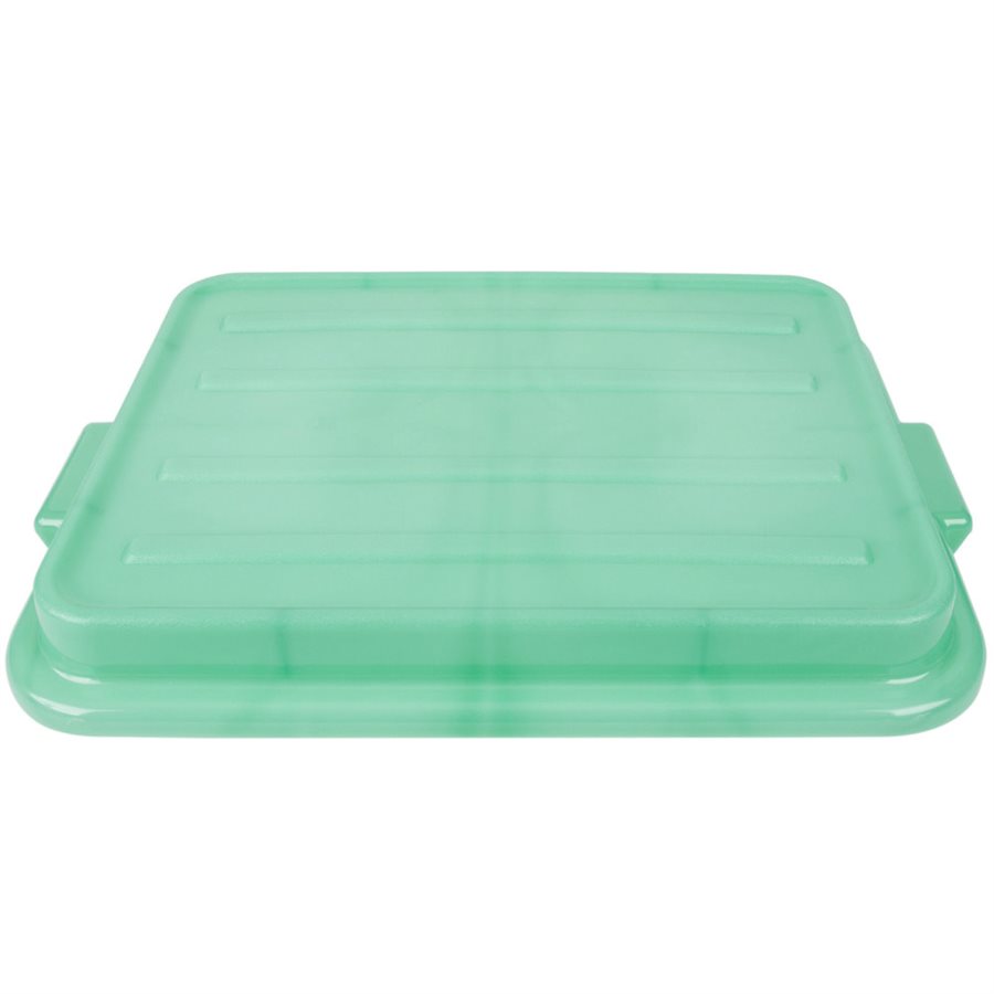 Storage Lid, "Snap On", Rectangular, Green, For 7" Containers