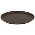 Cambro - Plateau à service rond, antidérapant, 16 po., brun