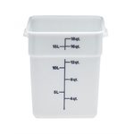 Boîte de Rangement, Cambro 18SFSP148 18 Qt. Blanche