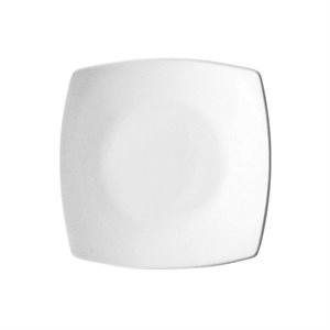 Plate, Square Shaped, 10.63", "Evolution Continental"