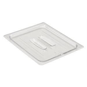 Cambro Camwear 20CWCH135 Clear, Polycarbonate, Flat Lid (1/2 Size)