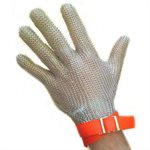 Protective Glove (Butcher), Chain Mail, Xtra Large, Orange Strap