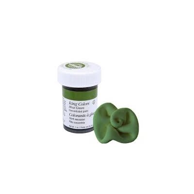 Icing Color, Moss Green, 2.83g / 1 Oz