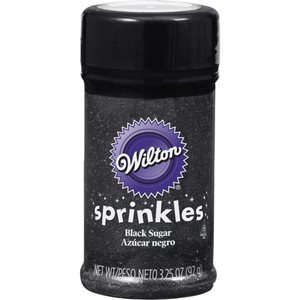 Sprinkles, Black Sugar, 92g / 3.25 Oz