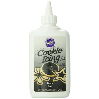 Cookie Icing, Black, 283g / 10 Oz