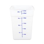 Cambro 22SFSP148 22 Qt. Food Storage Container - White