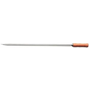 Bâton A Brochette, Acier Inoxydable/Manche En Bois, 22 Cm