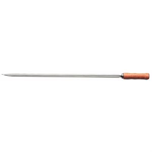 Bâton A Brochette, Acier Inoxydable/Manche En Bois, 65 Cm