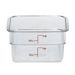 Cambro 2SFSCW135 2 Qt. Food Storage Container - Clear