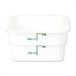 Boîte de Rangement, Cambro 2SFSP148 2 Qt. Blanche