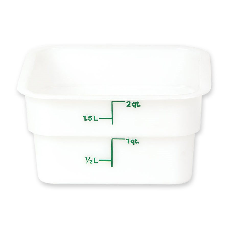 Cambro 2SFSP148 2 Qt. Food Storage Container - White