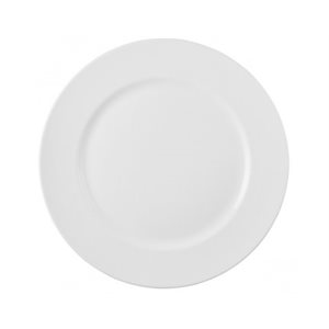 Plate, 10 5/8", "Classic White", "Dudson"