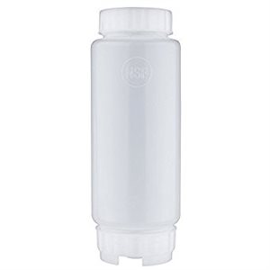 Squeeze Bottle, Clear, Plastic, 24 Oz ( 710 ML)