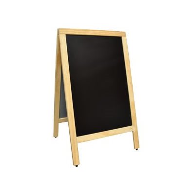 Menu Chalk Board, Natural Color, 33.5 x 19.75 x 1.75"