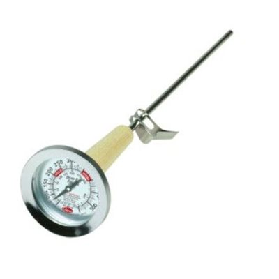 Thermomètre A Bouilloire/Friture, Cadran De 6.35 Cm, Tige de 38 Cm