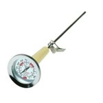 Thermometer, Kettle/Deep Fry, 2.5" Dial, 15" Stem