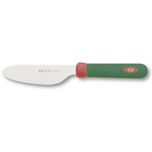 Knife, Spreading, Curved, Stainless Steel, Antislip Grip, 4.5"