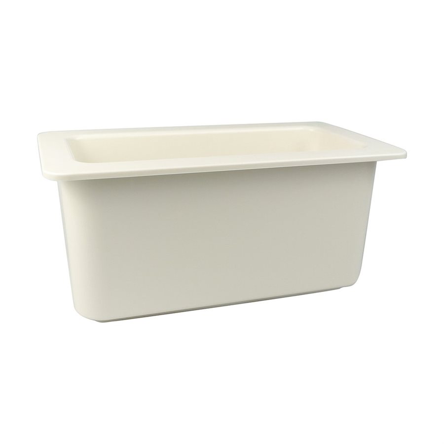 Cambro Food Pan, 1/3 Size x 6" Deep, White, "ColdFest"