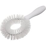 Brush (Vegetables), Stiff Polyester Bristles, White, 8.75", Sparta®