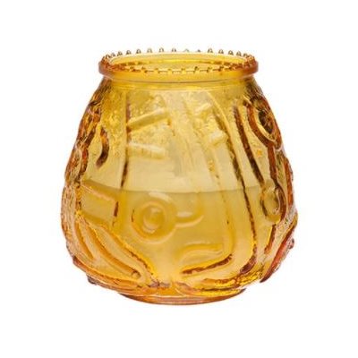 Sterno Decorative Glass Candles, Amber, 45 Hours