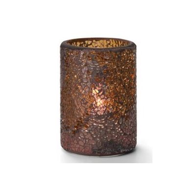 Crackle Lamp, Mosaic, Gold Glass