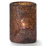 Crackle Lamp, Mosaic, Gold Glass