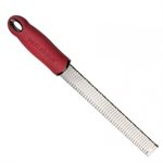 Zester/Grater, 12" Length, Red Handle, "Microplane Premium"