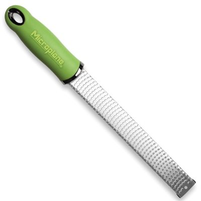 Couteau A Zester/Râpe, 30 CM, Manche Vert, "Microplane Premium"