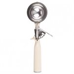 Disher, Size 10, Stainless Steel, 3.25 Oz, Ivory Handle