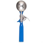 Disher, Size 16, Stainless Steel, 2 Oz, Blue Handle