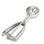 Disher, Size 12, "Squeeze Handle" Design, 2.75 Oz, Stainless Steel