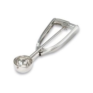 Disher, Size 24, "Squeeze Handle" Design, 1.4 Oz, Stainless Steel