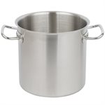 Stock Pot, Stainless Steel Aluminum, 6.5 Qt (6.1 L)