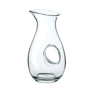 Carafe (Handled), 50.3 Oz (1.5 L), Hand Made Glass