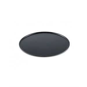 Pizza Pan, Traditional, Black Steel, 9" Diameter