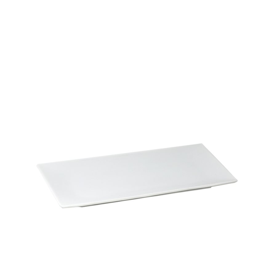 Rectangular Plate 9" × 5.5" , Azia Shape, White