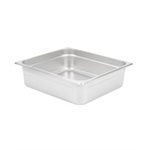 Food Pan, Stainless Steel, 2/3 Size X 6" Deep